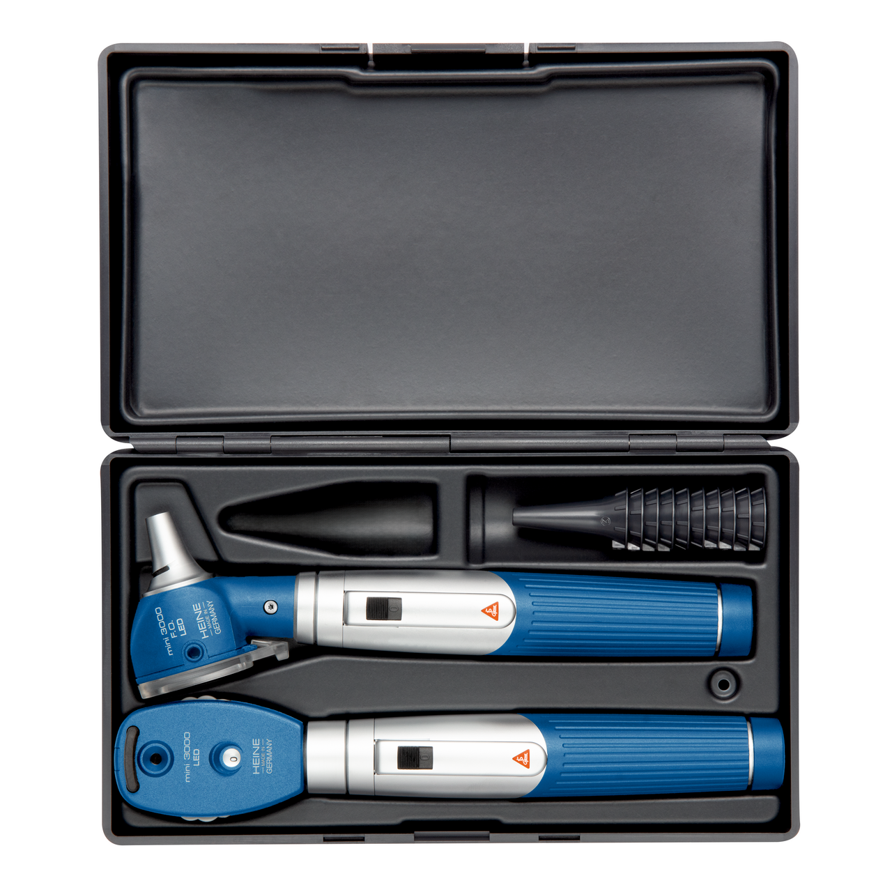 Set de diagnóstico HEINE mini 3000 LED: oftalmoscopio y otoscopio