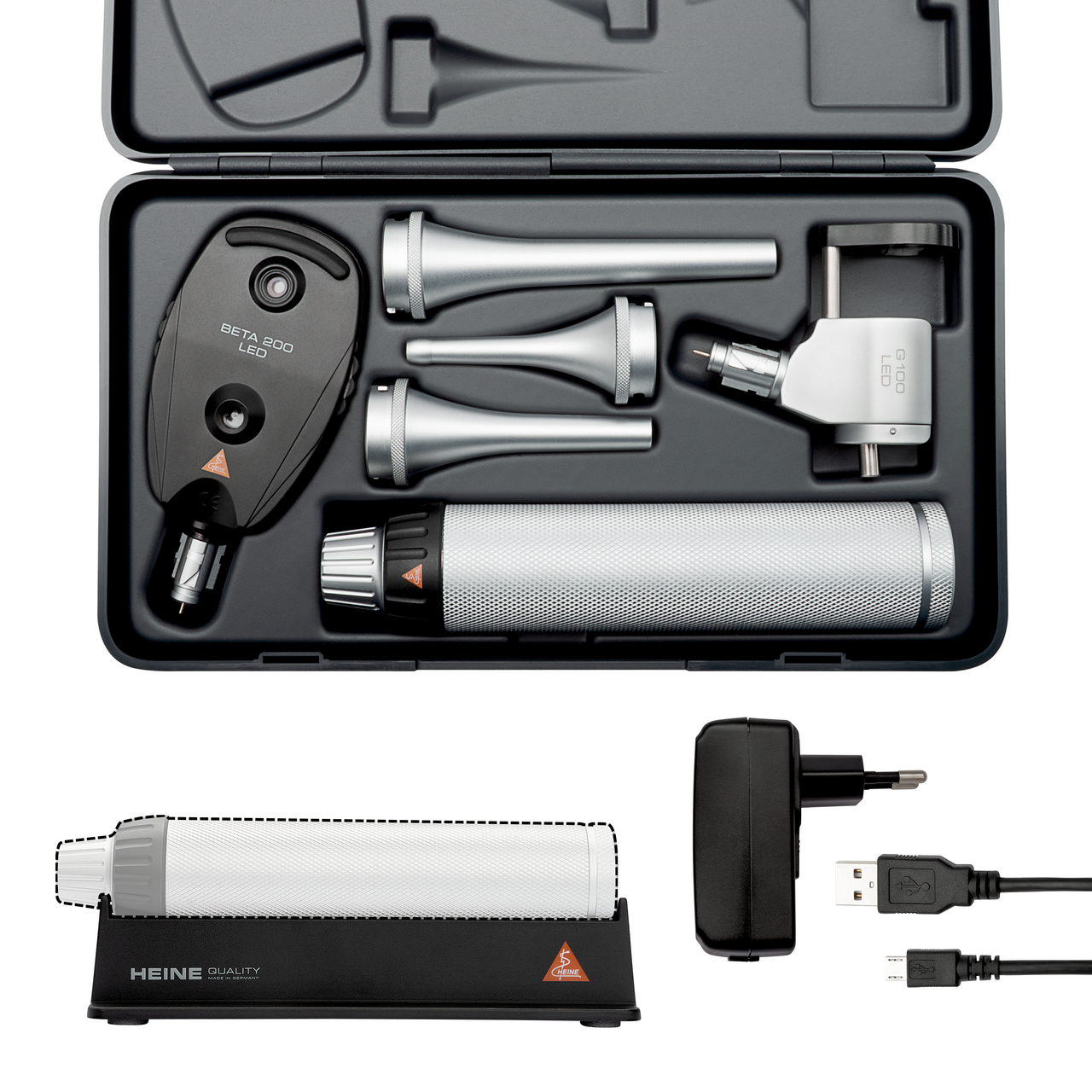 HEINE G100 LED | BETA 200 LED Diagnostic Set