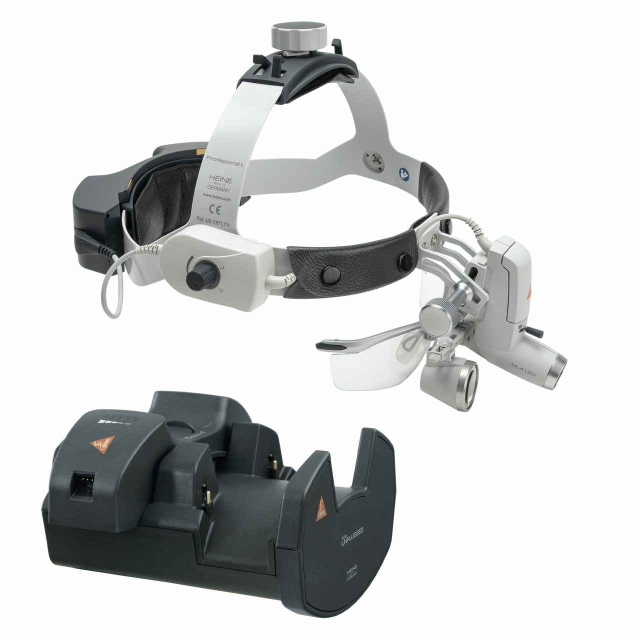 HEINE ML4 LED HeadLight avec Loupes Binoculaires HR / HRP