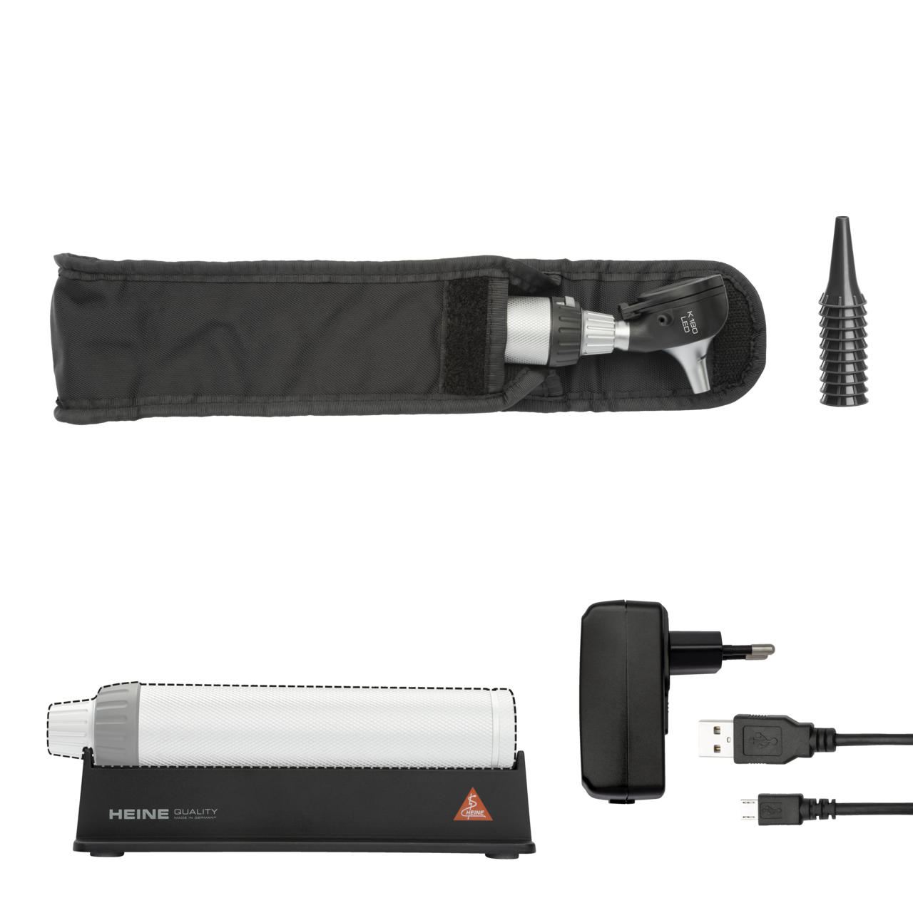 HEINE K180 LED F.O. Otoscope