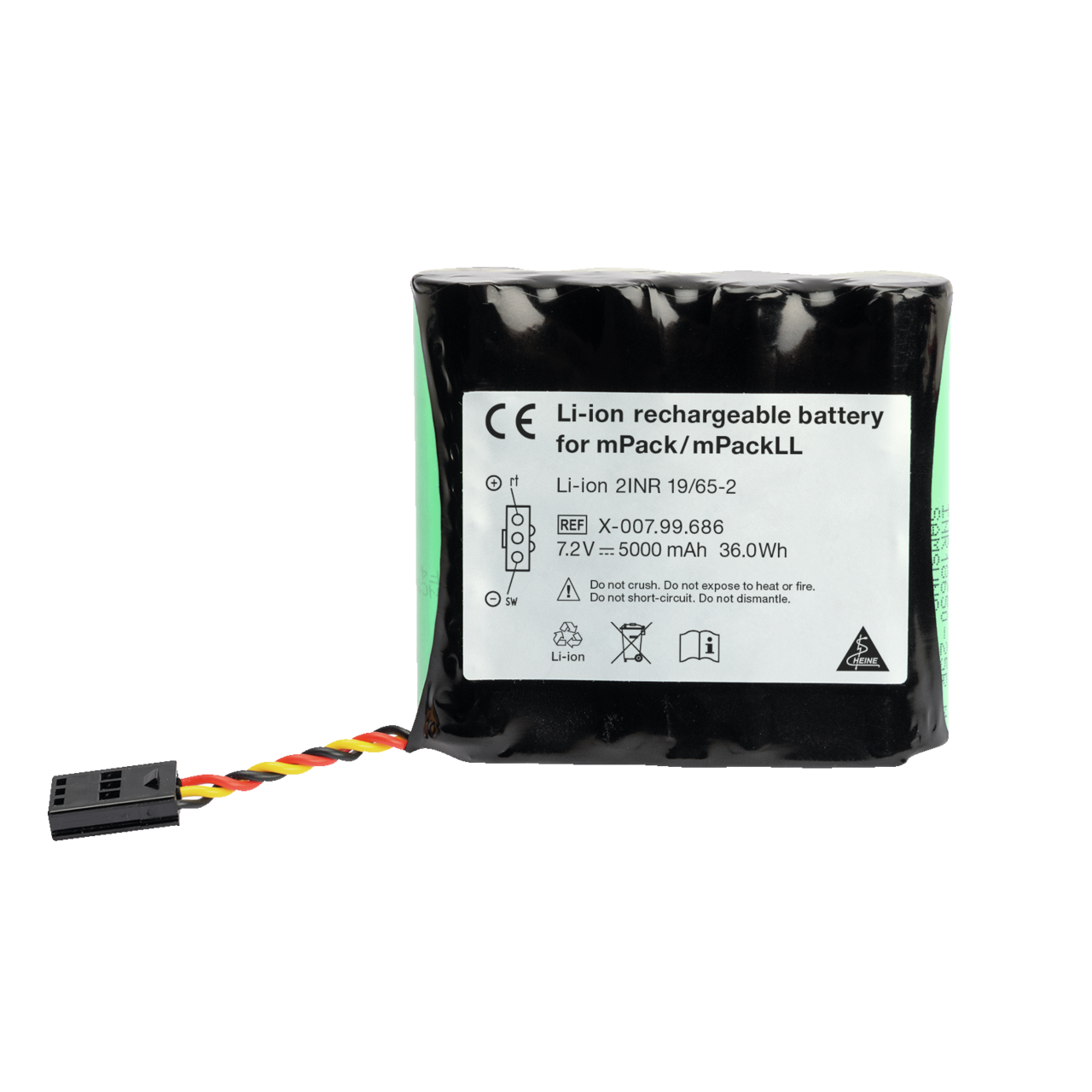 HEINE rechargeable battery Li-ion for mPack / mPack LL HEINE rechargeable battery Li-ion for mPack / mPack LL